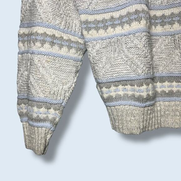 Vintage 80s Bloomingdales Mens Size Small Retro Cotton Pullover Sweater Grandpa - Picture 6 of 9